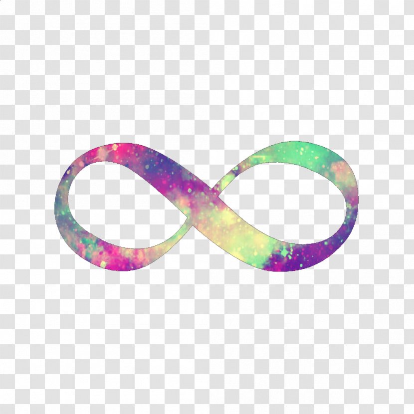 Infinity Symbol - Galaxy - Ring Bracelet Transparent PNG
