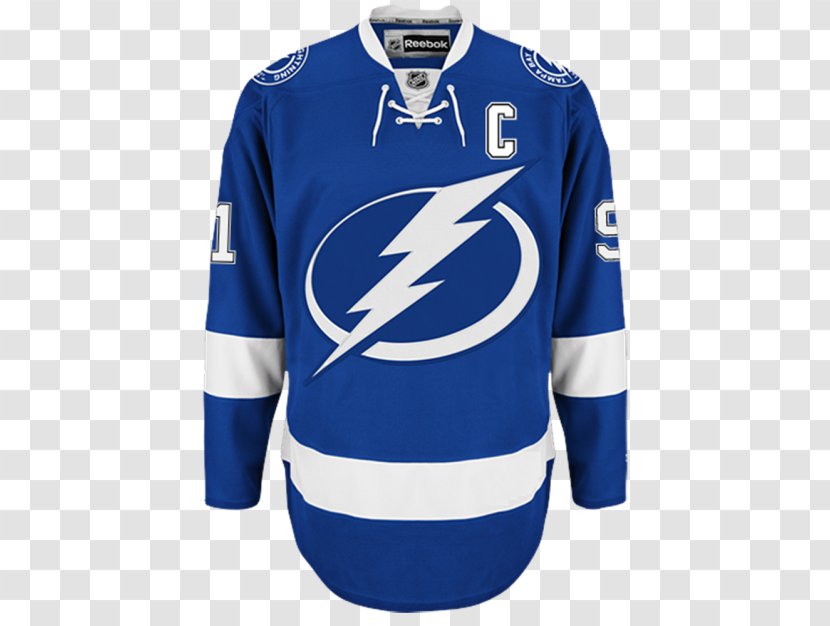 Tampa Bay Lightning National Hockey League Jersey NHL Uniform - Sports - Reebok Transparent PNG