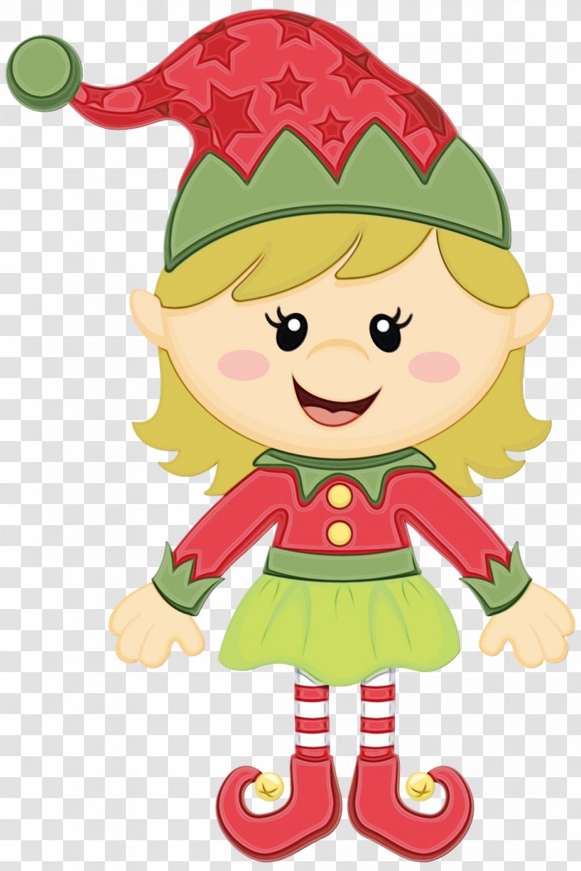 Christmas Elf - Wet Ink - Art Happy Transparent PNG