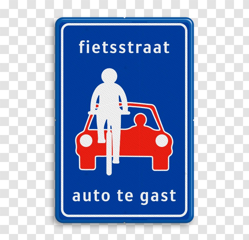 Traffic Sign Car Bicycle Boulevard - Motorcycle Transparent PNG