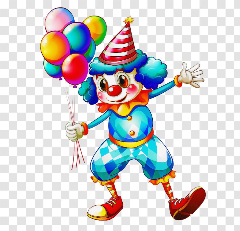 Clown Party Supply Balloon Performing Arts Circus Transparent PNG
