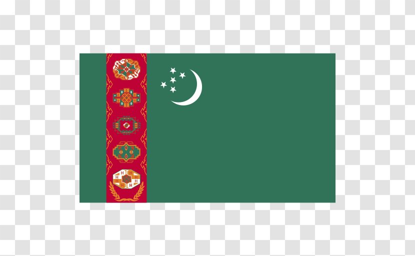 Flag Of Turkmenistan National - Green Transparent PNG