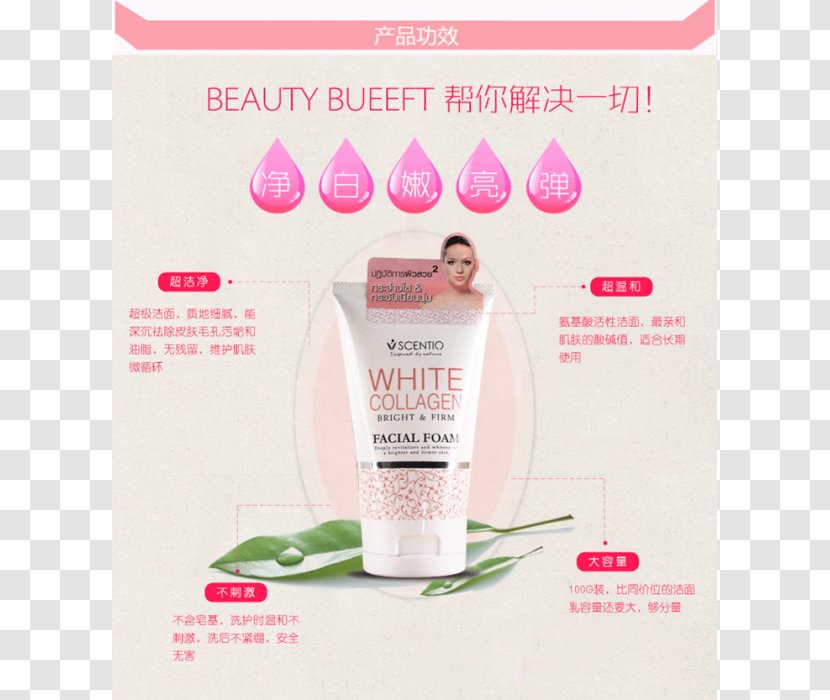 Lotion Cleanser Collagen Skin Buffet - Poster - Fashion Off White Belt Transparent PNG