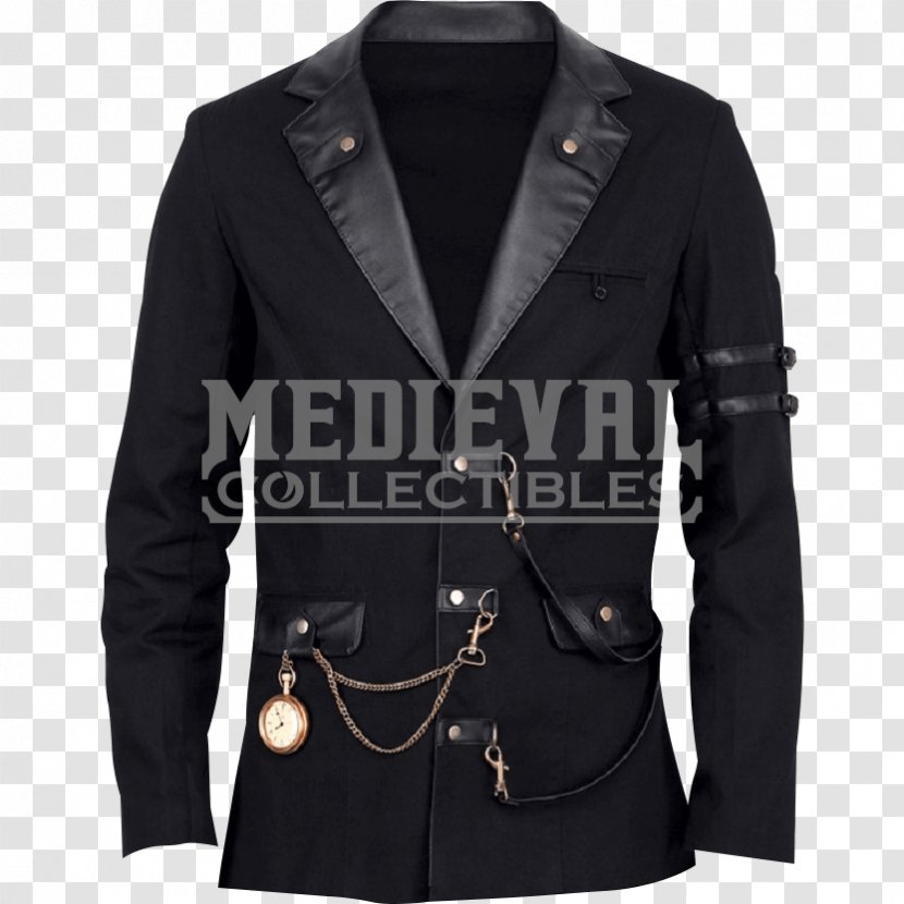 Jacket Gothic Fashion Overcoat Clothing - Tailcoat - King Robe Transparent PNG