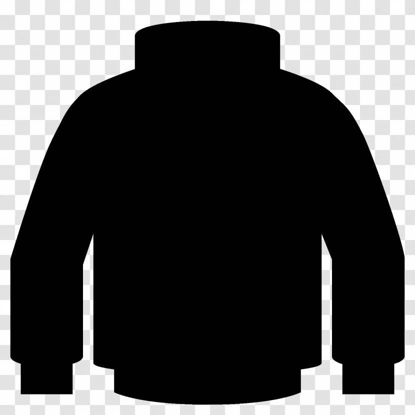 Sweatshirt Sleeve Jacket Sweater Hood - Outerwear - Black Transparent PNG