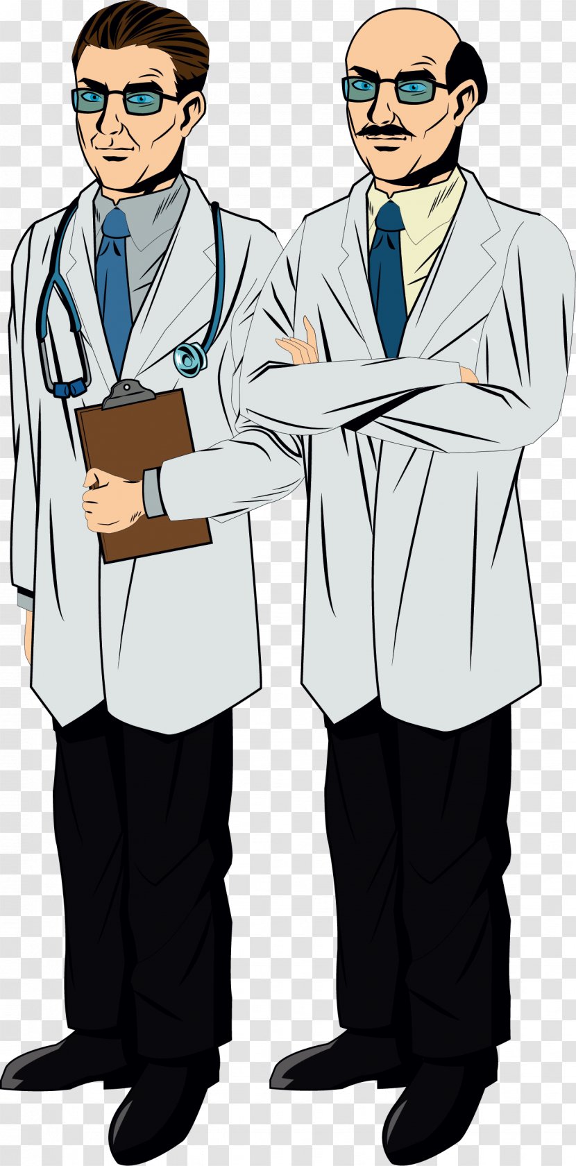 Cartoon Physician Illustration - Eyewear - Vector Doctor Transparent PNG