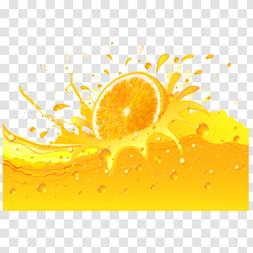 Orange Juice Soft Drink Lemon - Vector And Oranges Transparent PNG