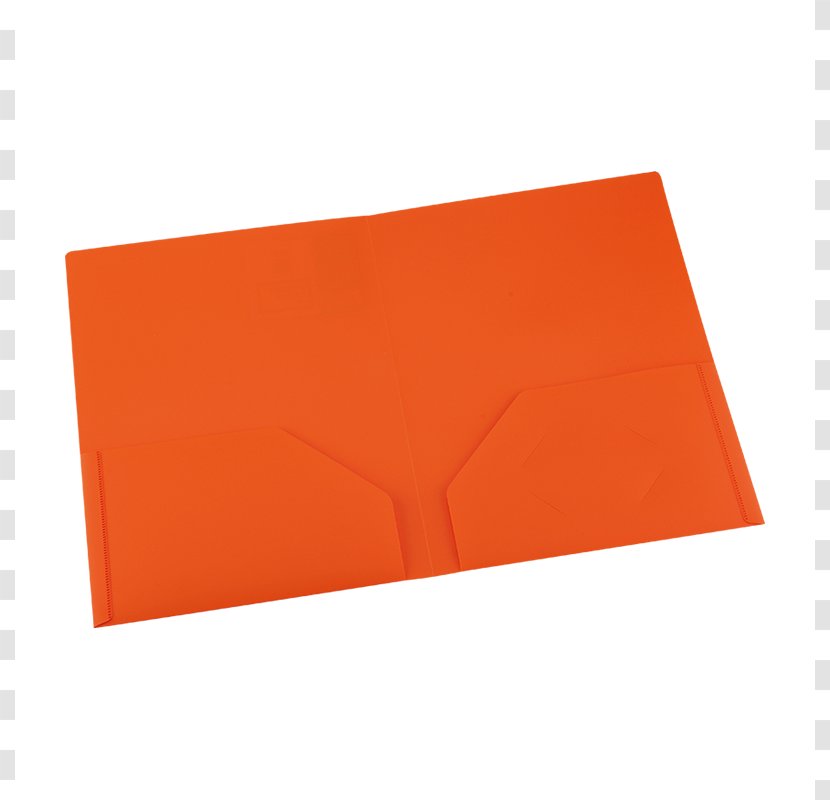 Product Design Rectangle - Orange - Green 2 Pocket Folders Transparent PNG
