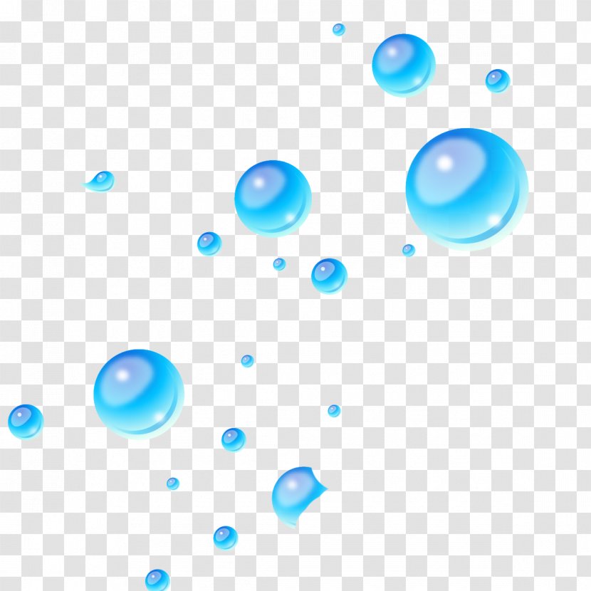 Foam - Azure - Blue Balls Transparent PNG