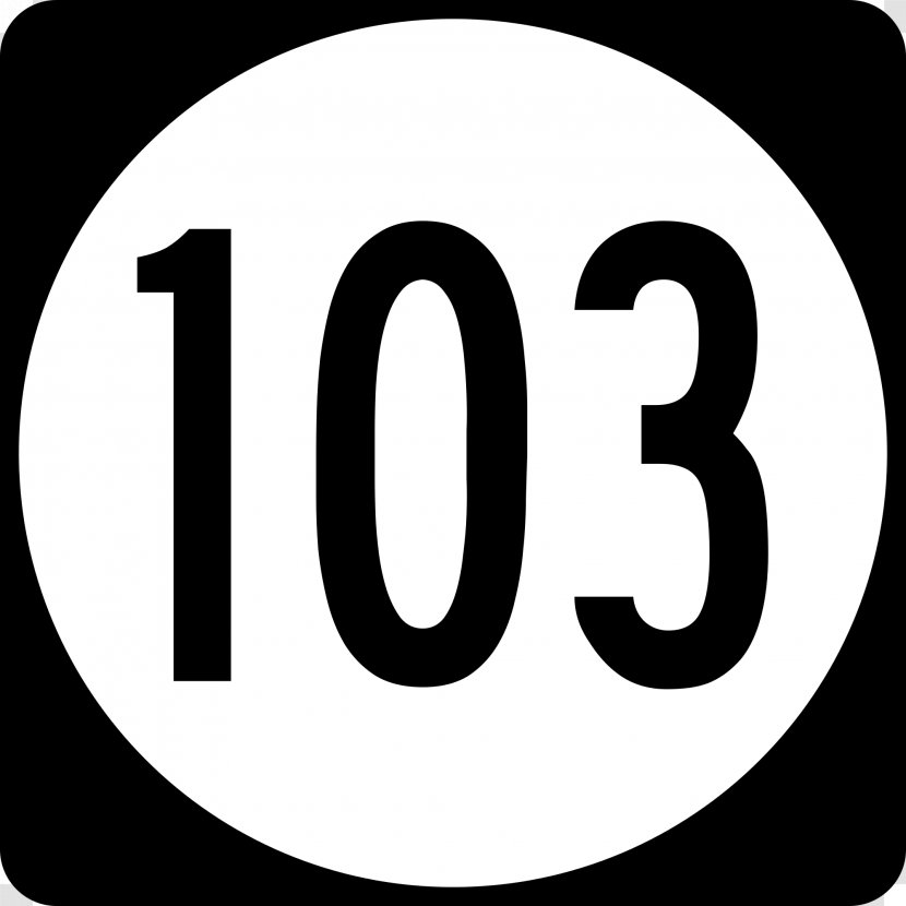 Number Iowa Missouri Route 103 Connecticut 102 Road - Wikimedia Commons - Information Transparent PNG