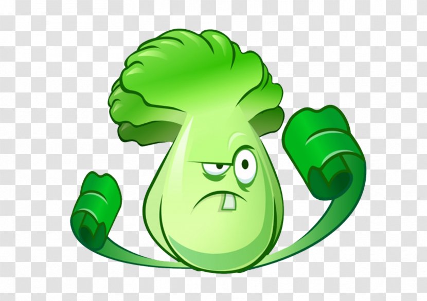 Plants Vs. Zombies 2: Its About Time Zombies: Garden Warfare Heroes Bok Choy - Cartoon - Cabbage Transparent PNG