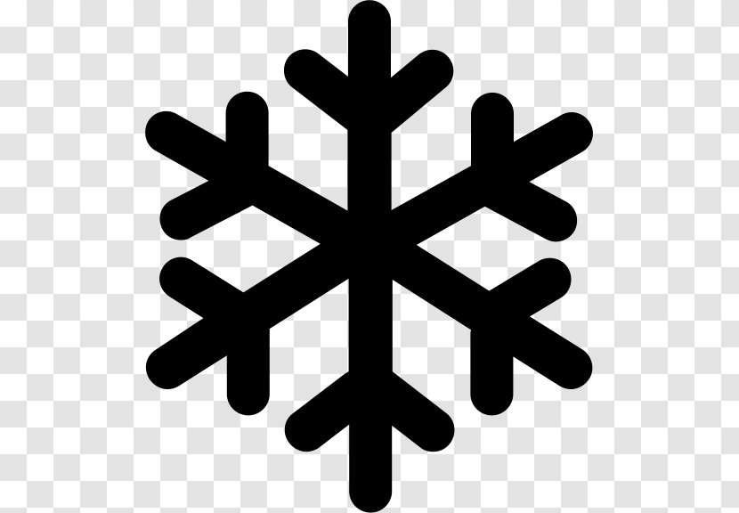 Snowflake Font Awesome Symbol - Snow - Car Air Conditioner Transparent PNG