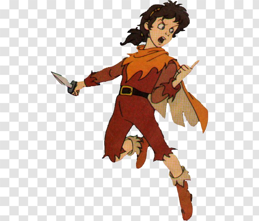 Peter Pan & The Pirates Tiger Lily Captain Hook Lost Boys - Drawing Transparent PNG