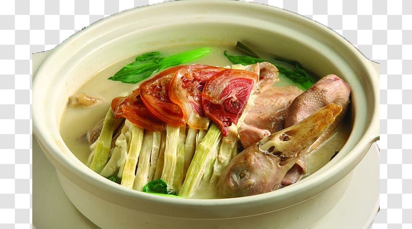 Duck Noodle Soup Menma Canh Chua Sinigang - Broth - Bamboo Shoots, Pot Transparent PNG