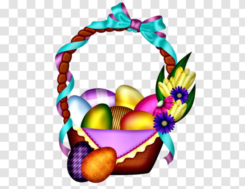 Easter Egg Background - Basket Gift Transparent PNG