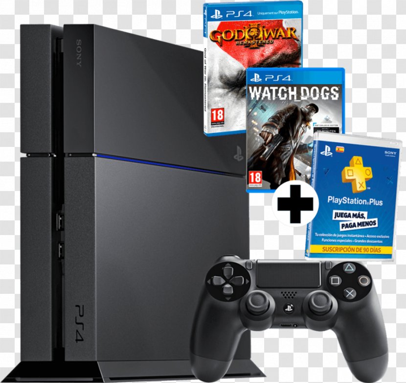 PlayStation 2 Xbox 360 4 3 - Watercolor - God Of War Ps4 Transparent PNG