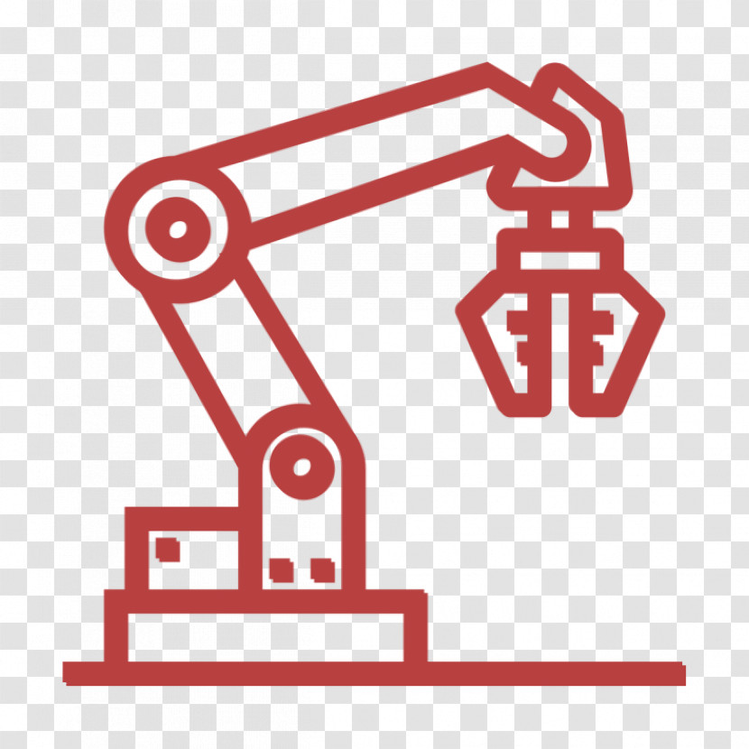 Mechanical Arm Icon Robot Icon Industry Icon Transparent PNG