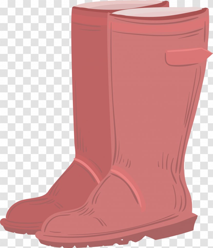 Boot Icon - Natural Rubber - Pink Boots Transparent PNG