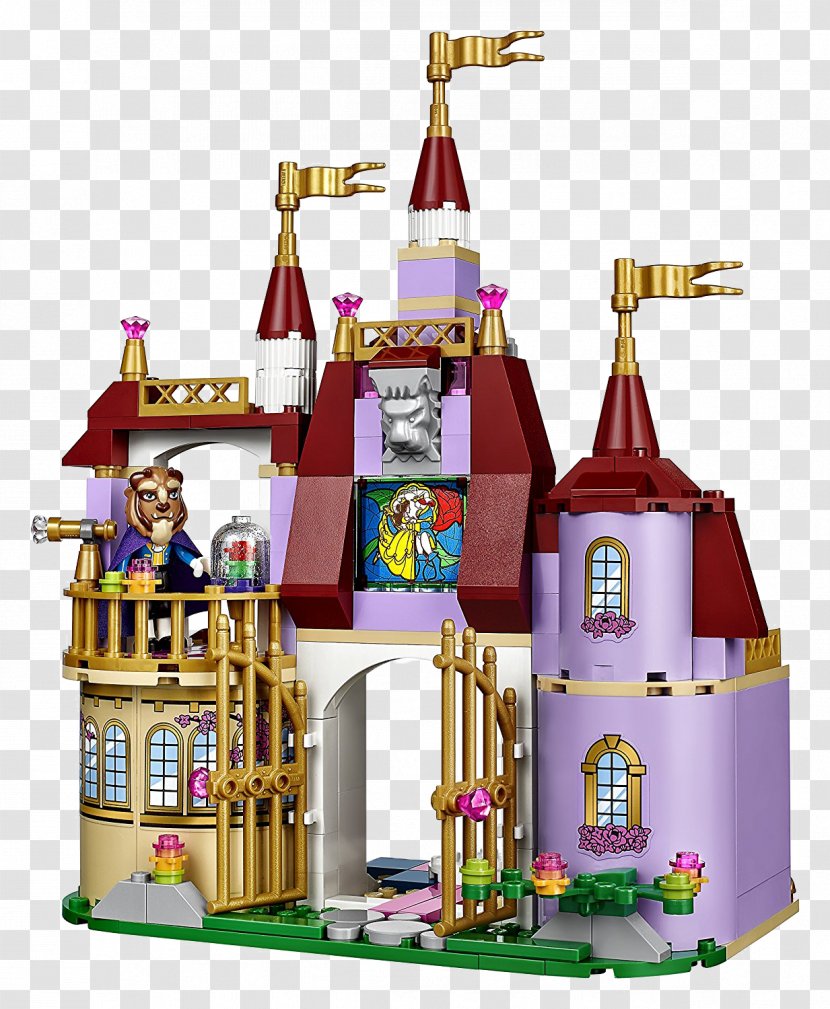 Belle Beast Cogsworth LEGO Disney Princess - Enchanted - Painted Castle Transparent PNG