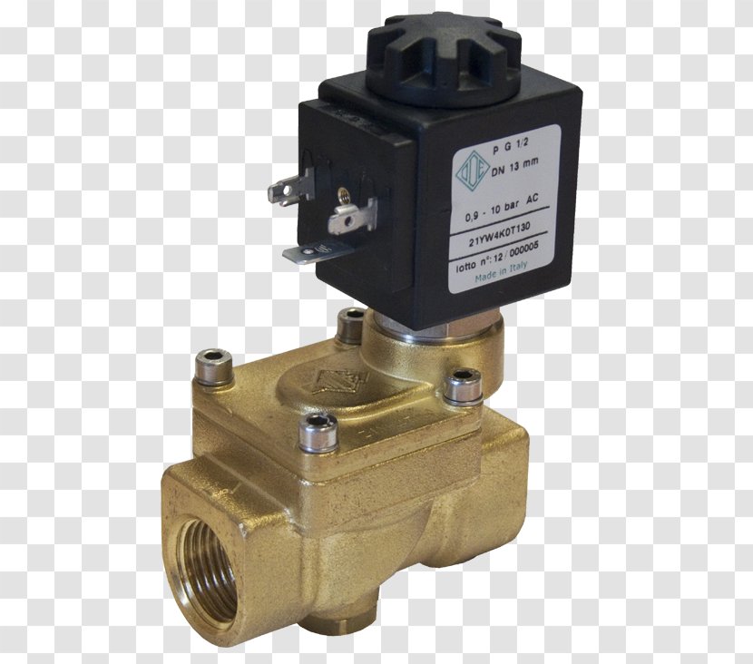 Solenoid Valve Electricity Electromagnetic Coil - National Pipe Thread Transparent PNG