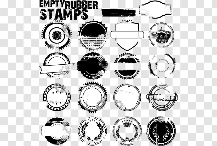 Euclidean Vector Logo - Text - Classic Retro Stamp Seal Material Transparent PNG
