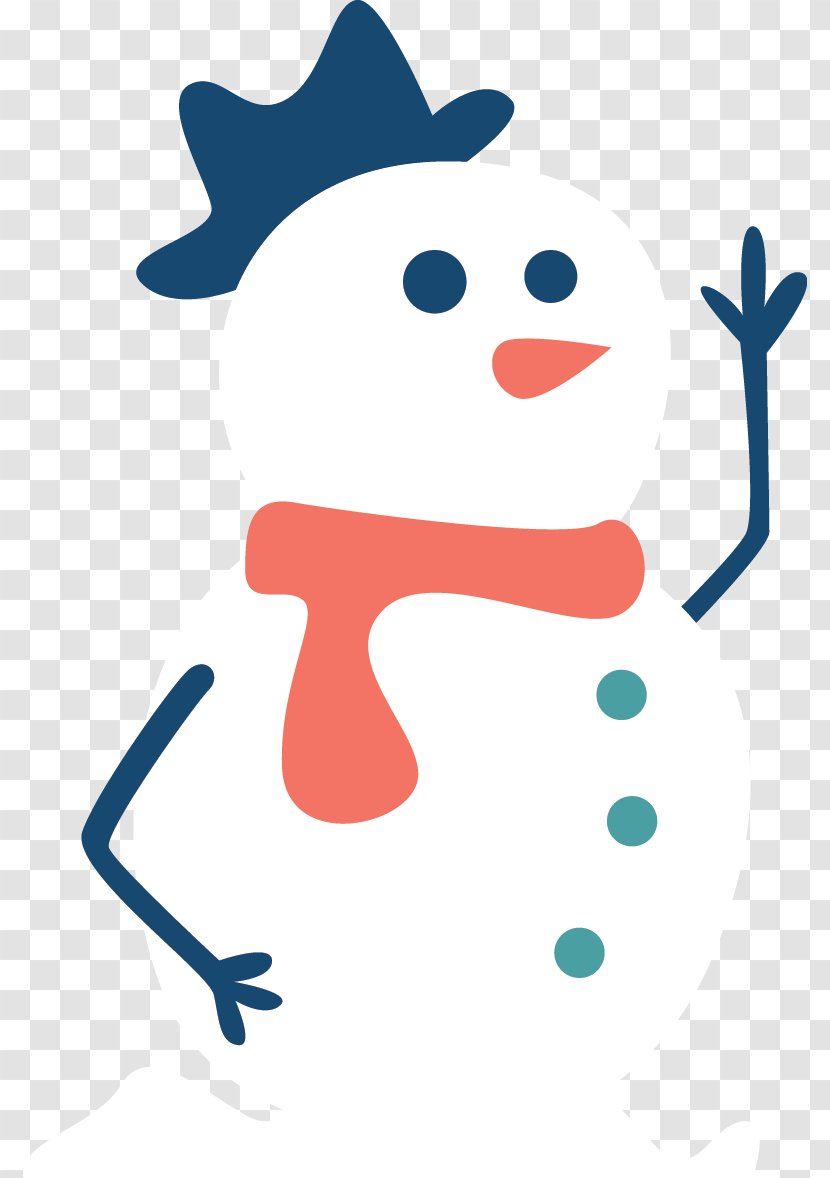 Snowman Cartoon Download Clip Art - Drawing - Vector Material Transparent PNG