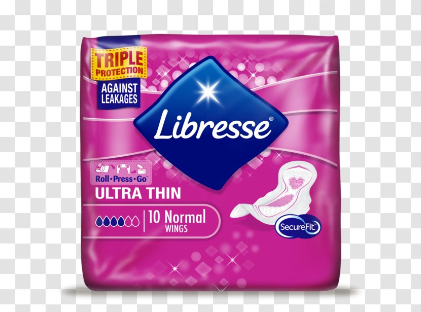 Towel Sanitary Napkin Libresse Feminine Supplies Always - Purple - Goods Transparent PNG