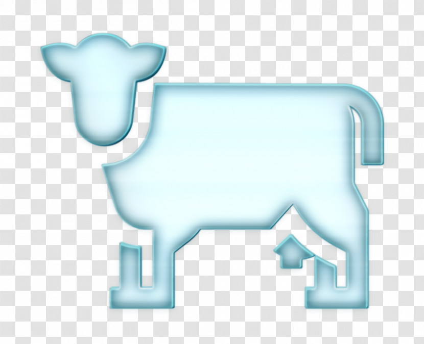 Cow Icon Farming And Gardening Icon Animal Kingdom Icon Transparent PNG