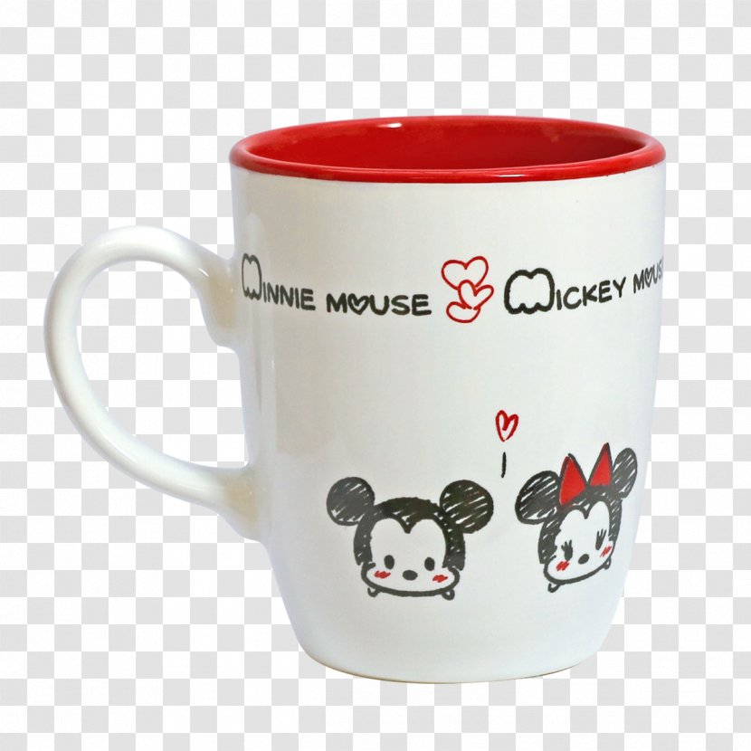 Minnie Mouse Mickey Hei The Rooster Daisy Duck Huppme.com - Coffee Cup Transparent PNG