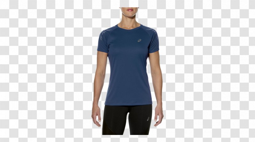 T-shirt ASICS Top Sleeve Clothing - Arm - Women's European Border Stripe Transparent PNG