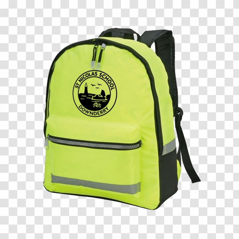 Hi-Vis Backpack Bag Bolsa Cordones High-visibility Clothing - Brand - Compartment With Food Transparent PNG