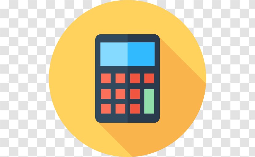 File Format - Yellow - Calculator Icon Transparent Transparent PNG