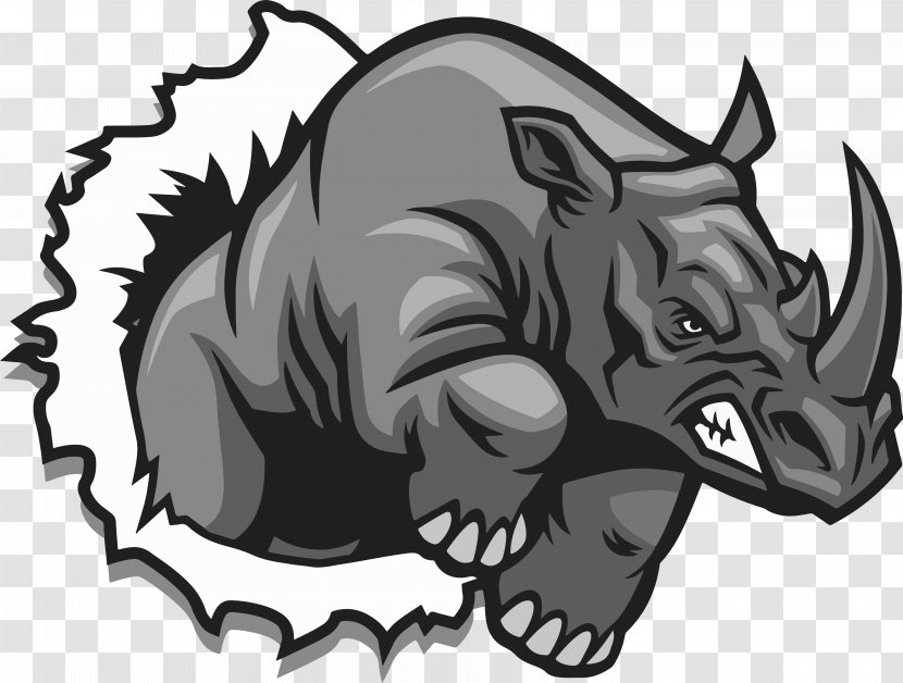 Rhinoceros Drawing Clip Art - Snout - Rhino Transparent PNG