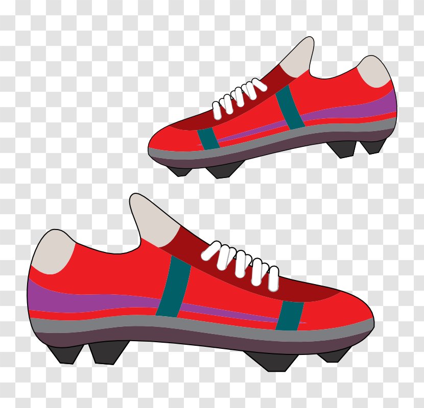 Football Boot Cleat Clip Art - Area - Picture Of Shoes Transparent PNG