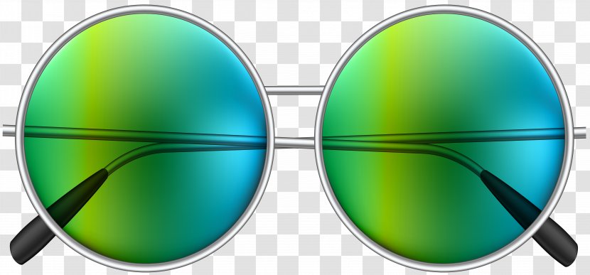 Clip Art Sunglasses Hippie - Aviator Sunglass - Summer Banner Round Transparent PNG