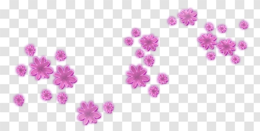 Flower Clip Art - Magenta - Design Transparent PNG