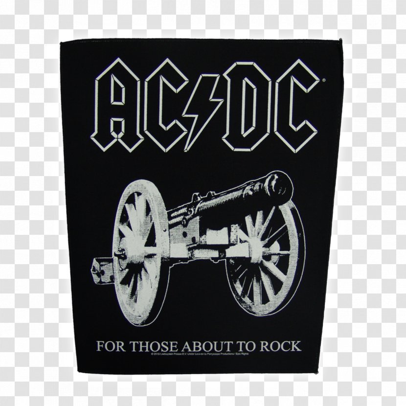 AC/DC T-shirt For Those About To Rock We Salute You Back In Black Logo - High Voltage Transparent PNG