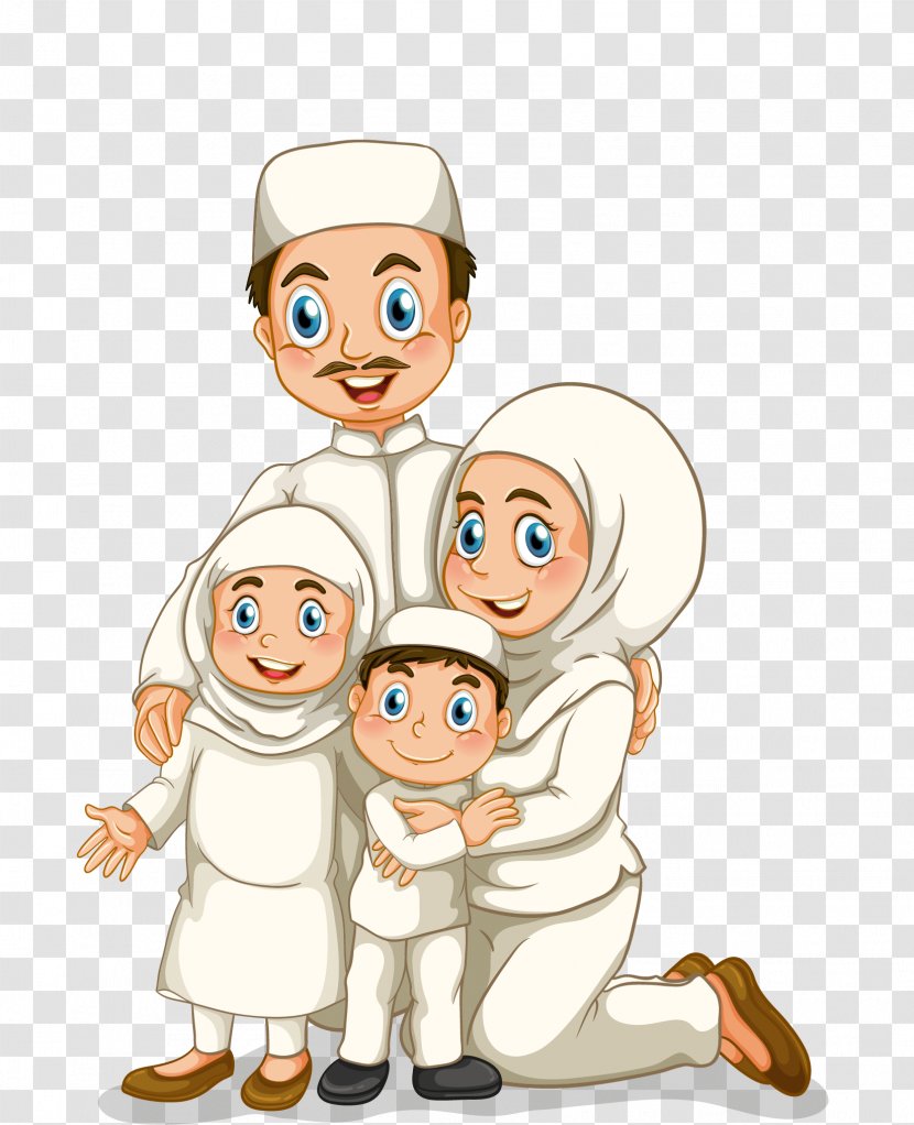 Family Stock Photography Muslim Illustration - Facial Expression - The Islamic Transparent PNG