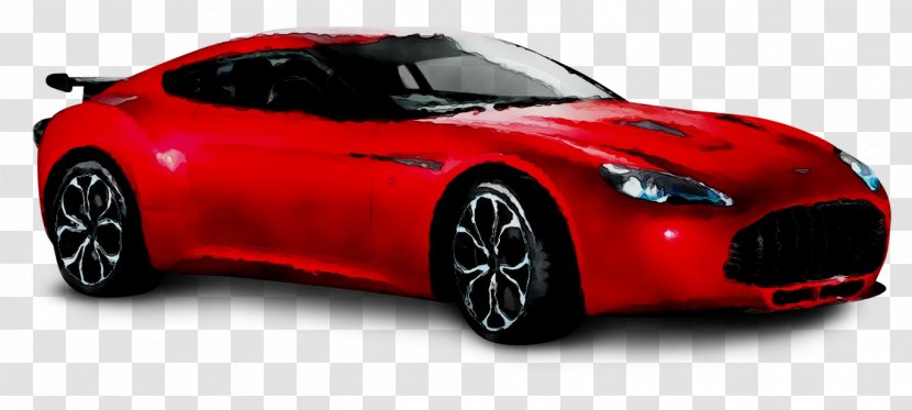 Aston Martin Vantage Car DB9 - Red Transparent PNG