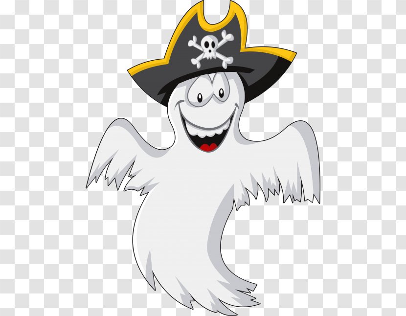 Clip Art Pirate Ghost Image - Flower Transparent PNG