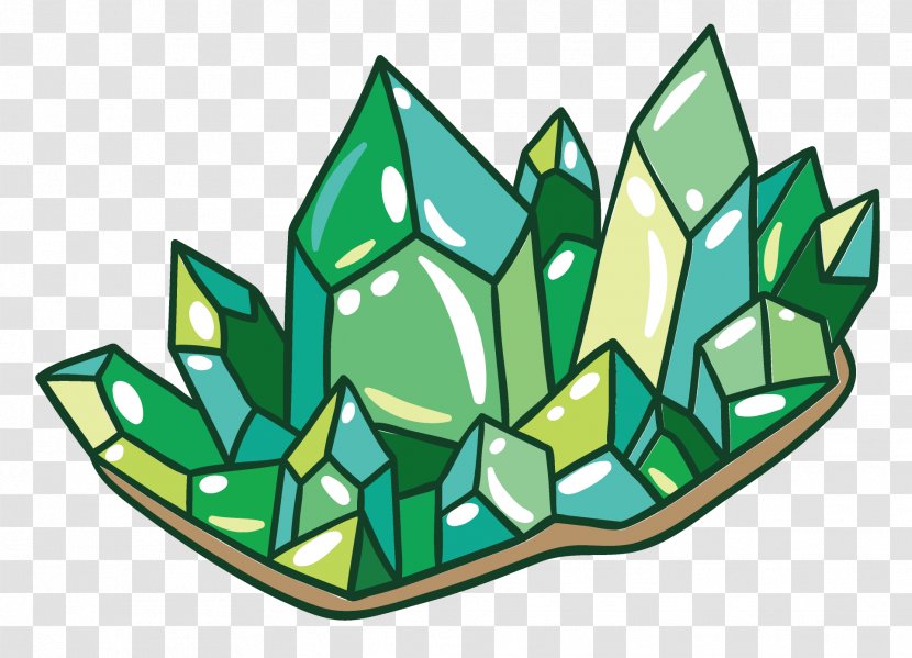 Dresden Green Diamond Gemstone - Leaf - Painted Transparent PNG