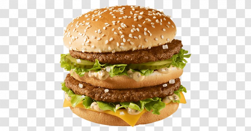McDonald's Big Mac Cheeseburger Hamburger Fast Food Quarter Pounder - Apple Products Transparent PNG