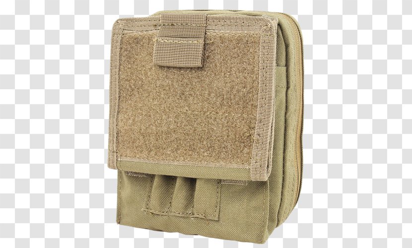 Condor Map Pouch MOLLE Coyote Brown Color - Blue Force Gear Transparent PNG