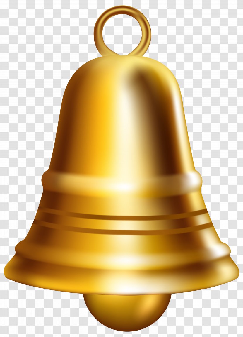 Bell Clip Art - Yellow - Golden Image Transparent PNG
