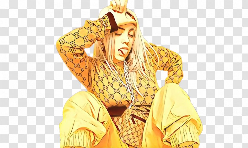 Billie Eilish Background - Vince Staples - Guru Yellow Transparent PNG