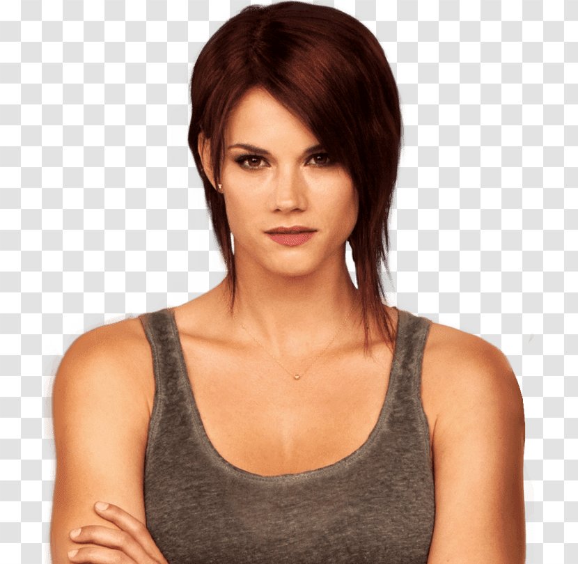 Cybergeddon Layered Hair Brown Coloring - Flower Transparent PNG