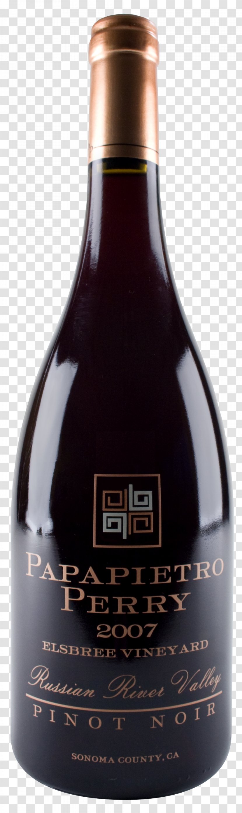 Liqueur Dessert Wine Glass Bottle - Alcoholic Beverage - Red Pinot Noir Russian Transparent PNG