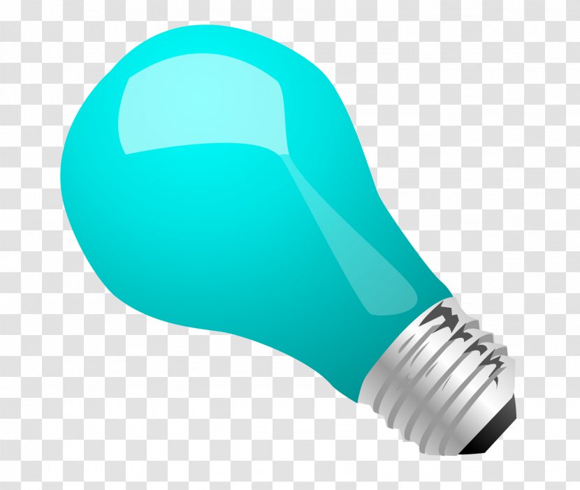 Incandescent Light Bulb Electric - Incandescence - Blue Vector Material Transparent PNG