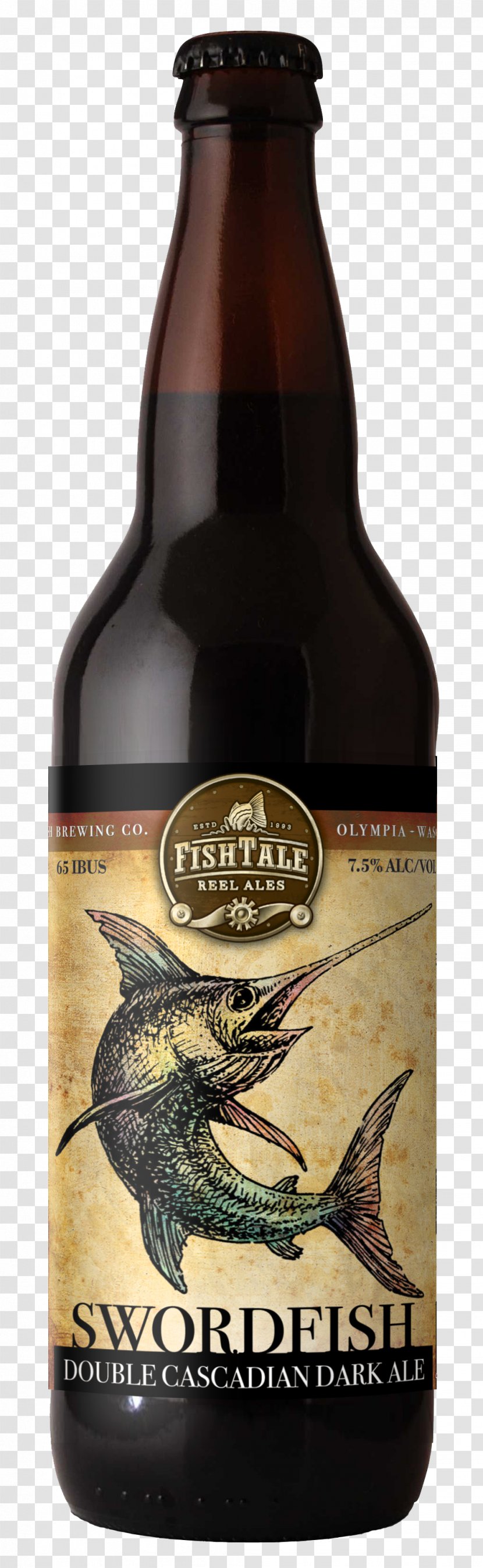 Brown Ale Beer Bottle Stout - Fizzy Drinks Transparent PNG