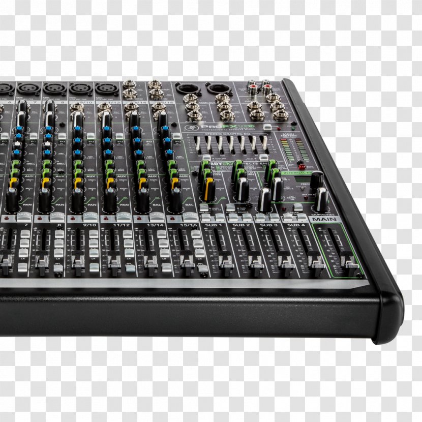 Mackie ProFX22v2 ProFX16v2 Audio Mixers - Dj Mixer Transparent PNG